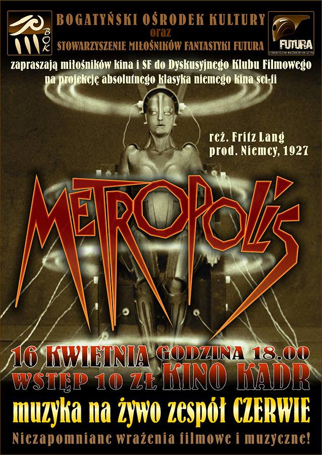 Metropolis, plakat imprezy