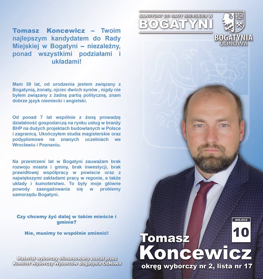 Tomasz Koncewicz - program