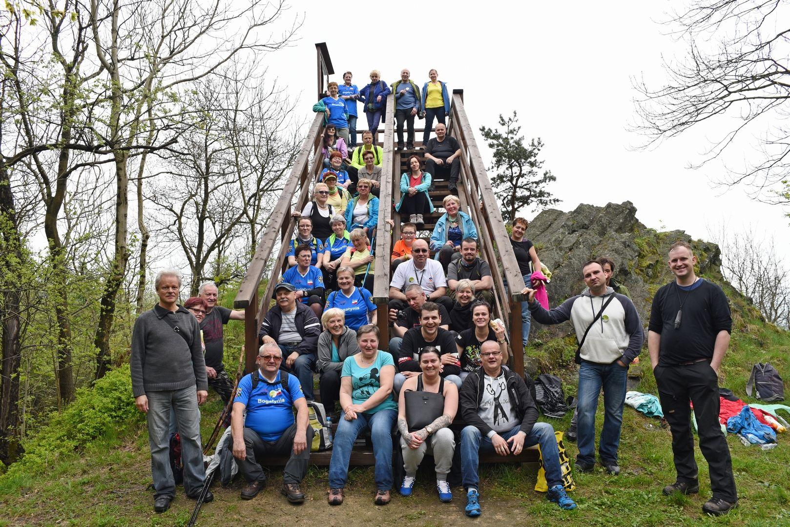 Na wierzchołku Guślarza&nbsp;(fot. Grzegorz Borkowski)