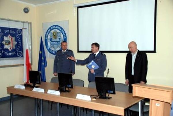 Oficjalne przywitanie nowego Komendanta Powiatowego, fot. KPP w Zgorzelcu